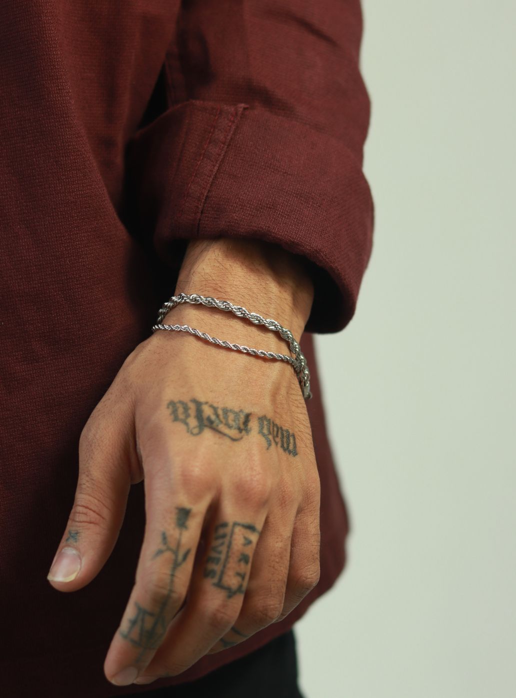 Bracciale Micro Rope (Argento)