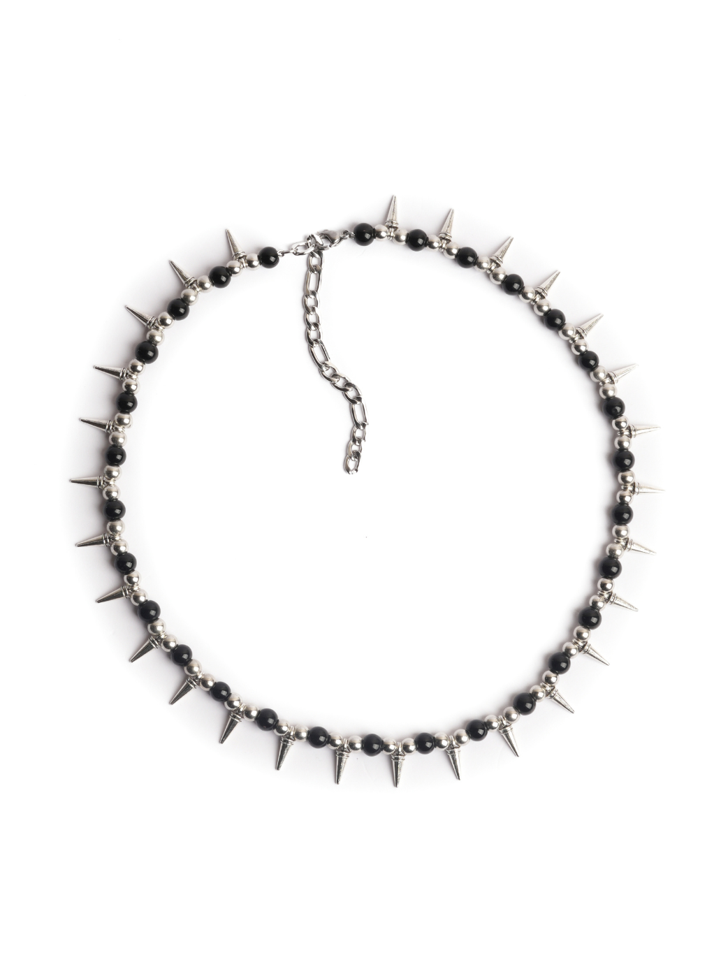 Collana Spike in metallo nero