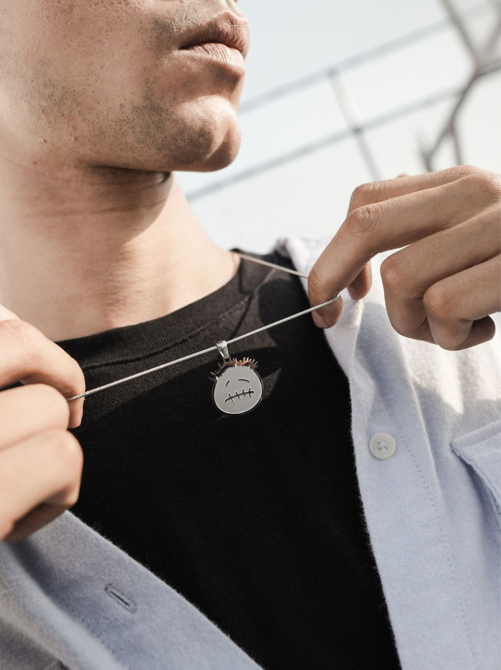 Ciondolo Cactus Jack con catena