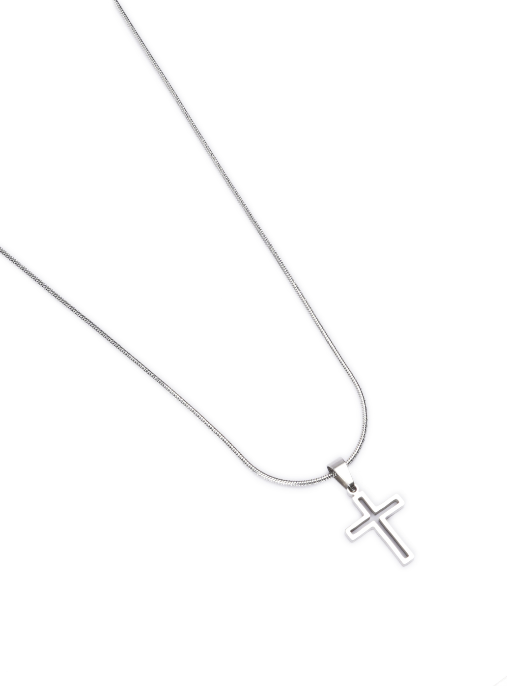 Ciondolo a croce sagomata