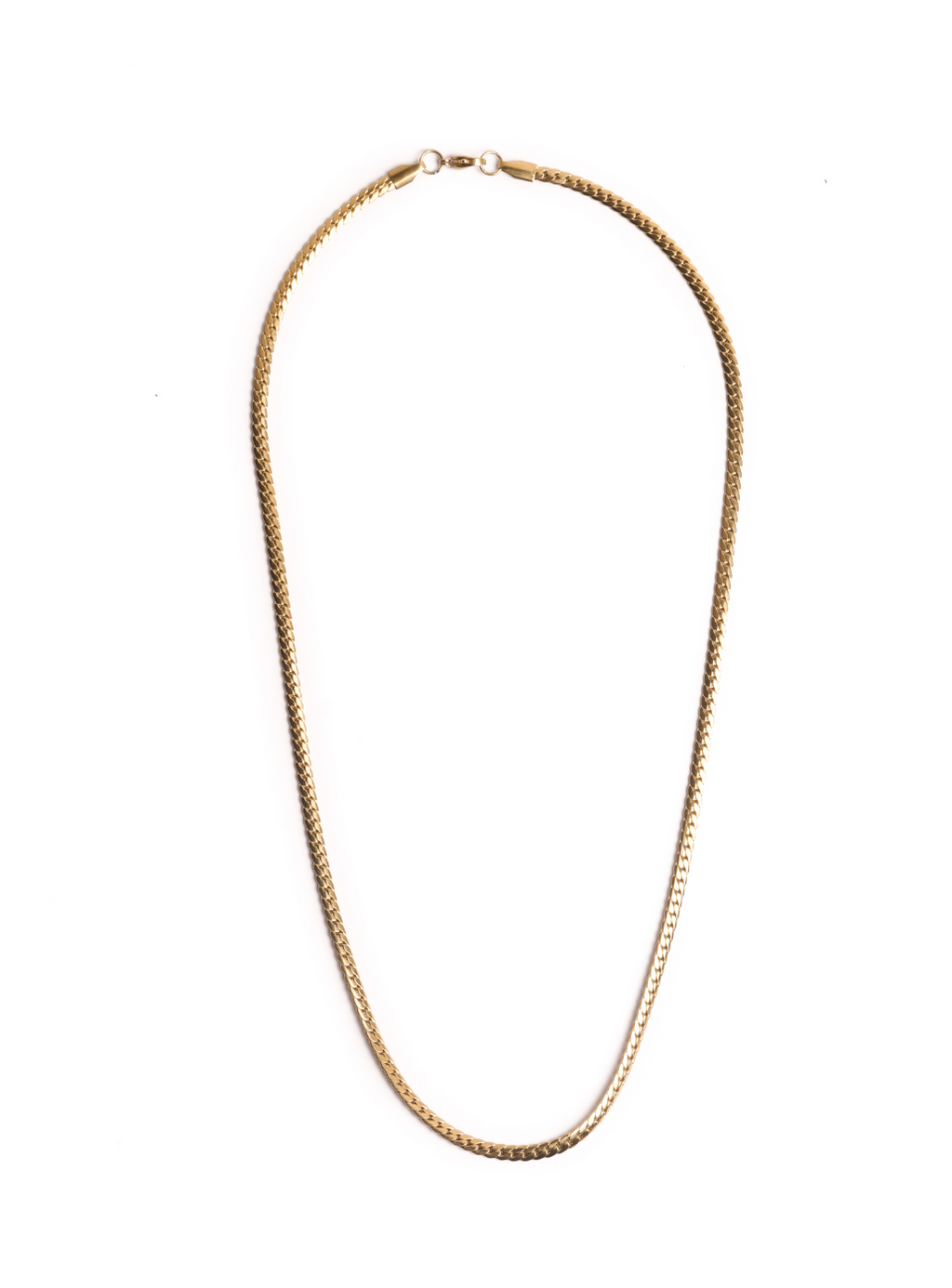 Catena a maglie piatte (dorata)