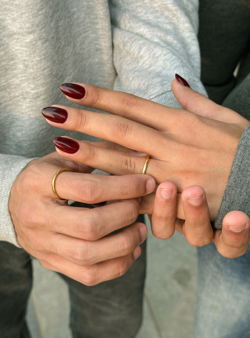 Anelli di promessa dorati da 2 mm