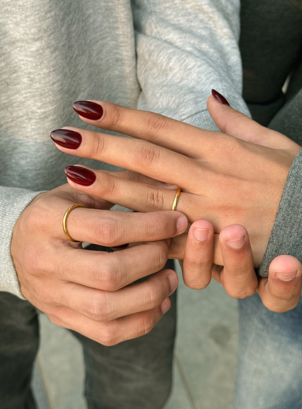 Anelli di promessa dorati da 2 mm