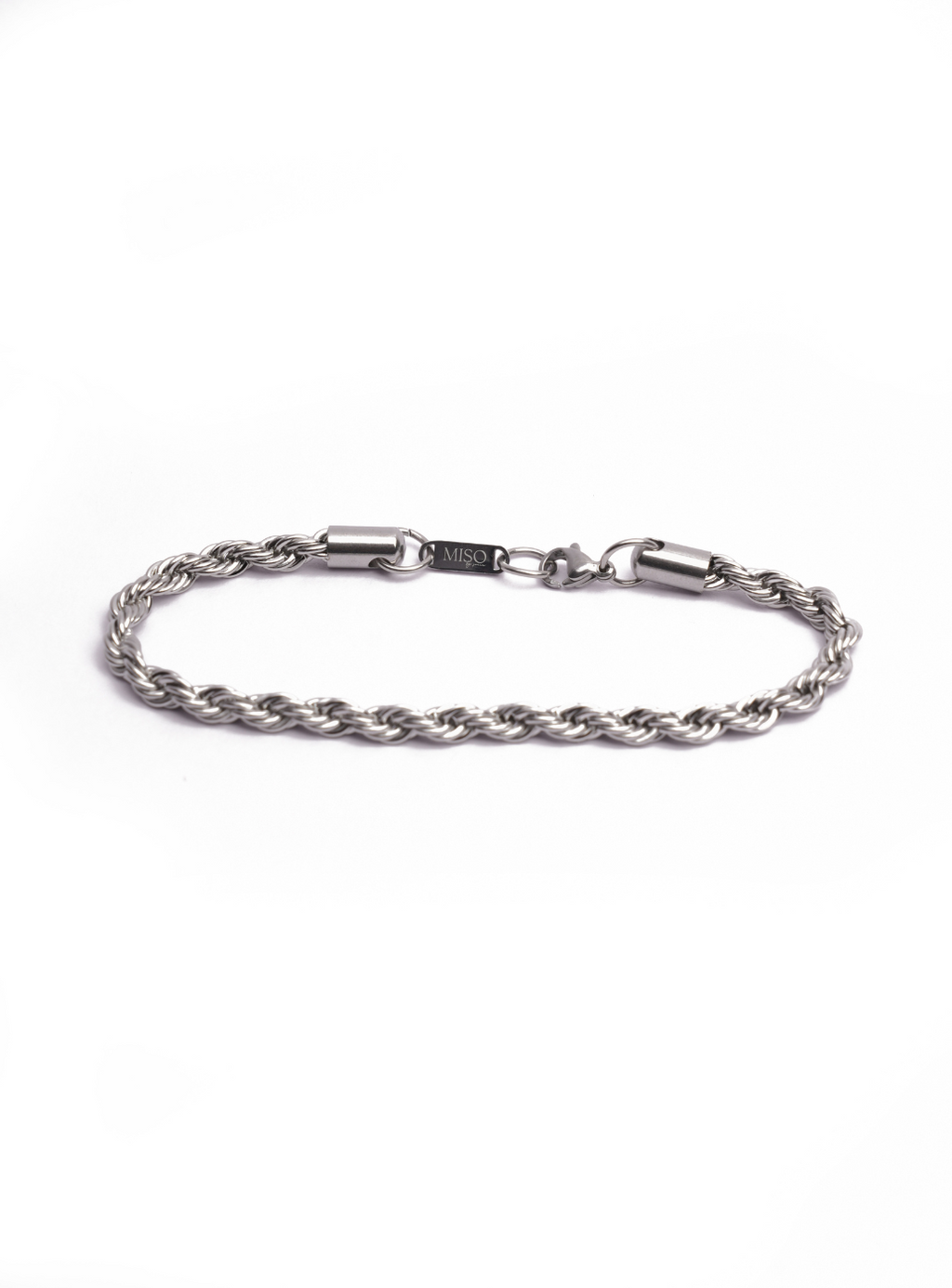 Bracciale con catena a corda da 5 mm