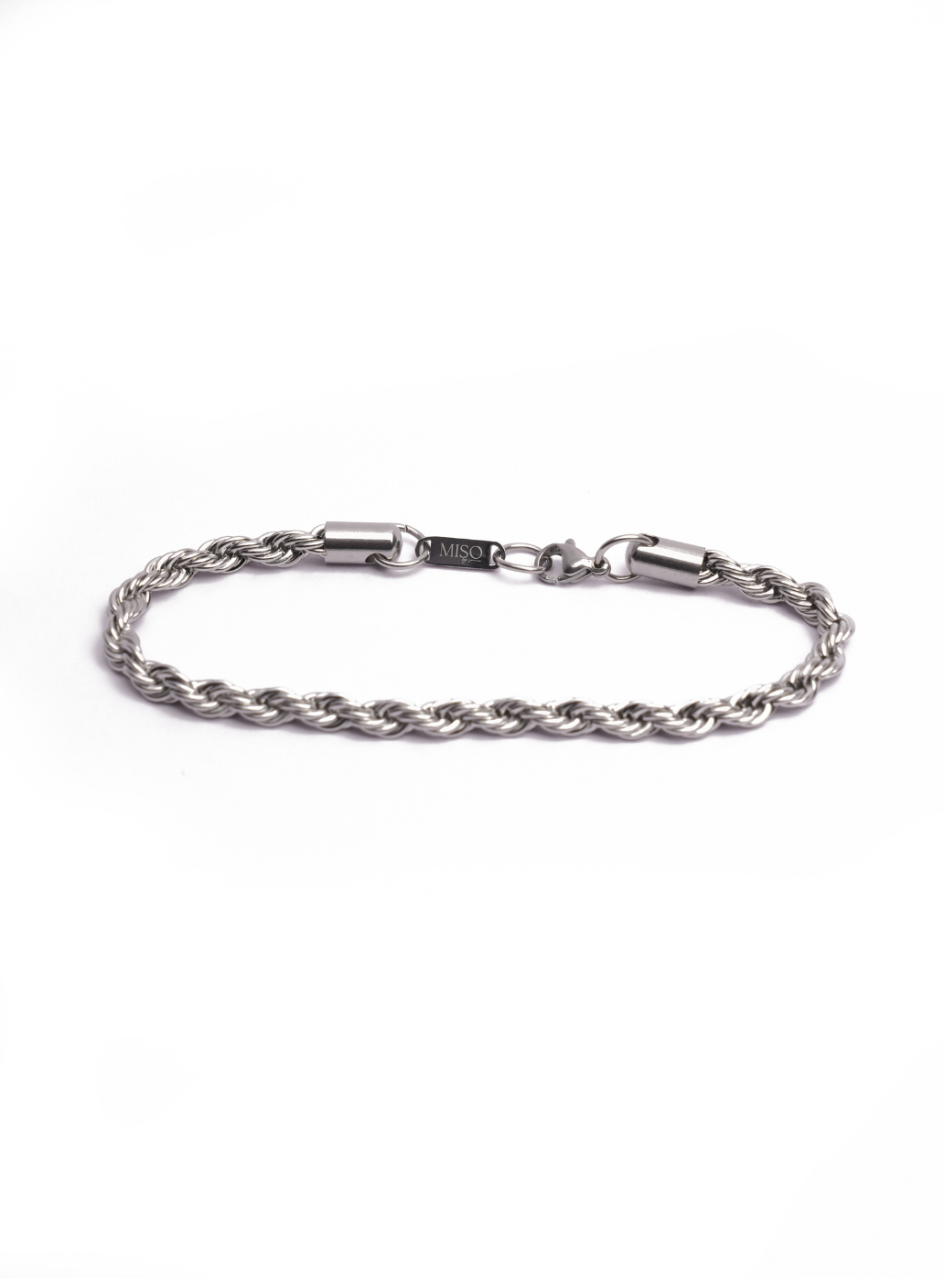 Bracciale con catena a corda da 5 mm