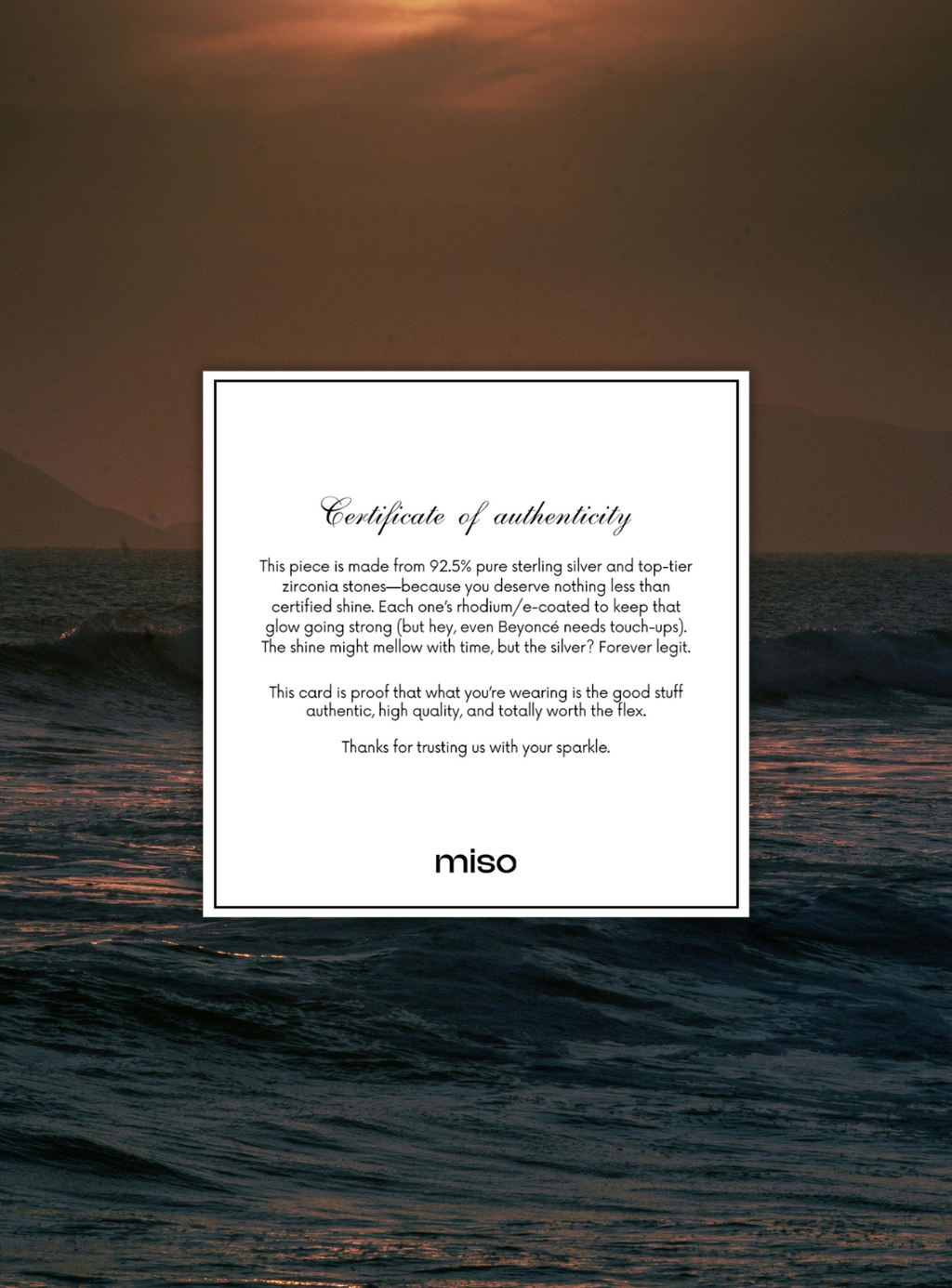 Cerchio con perline nere (argento sterling)