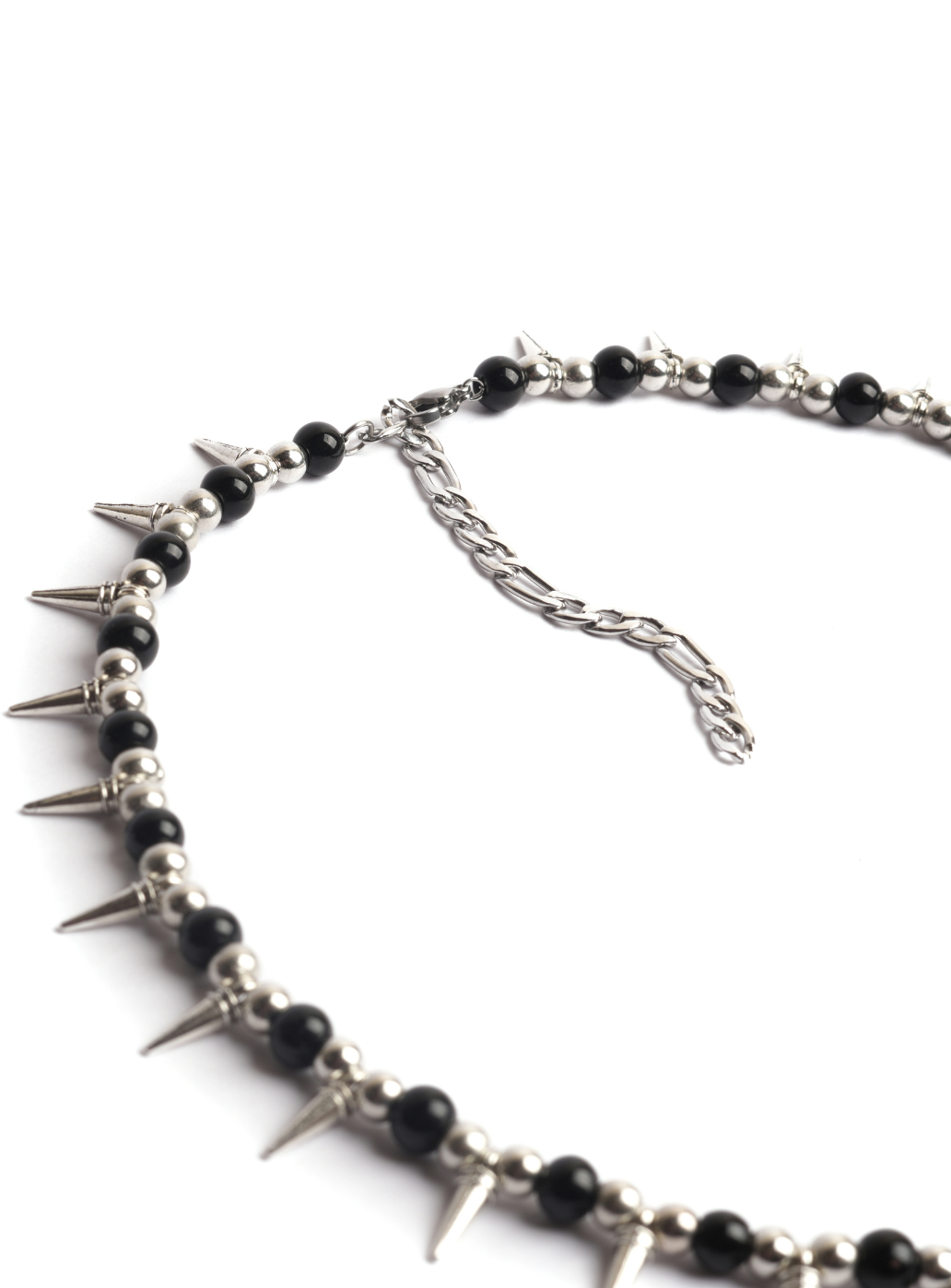 Collana Spike in metallo nero