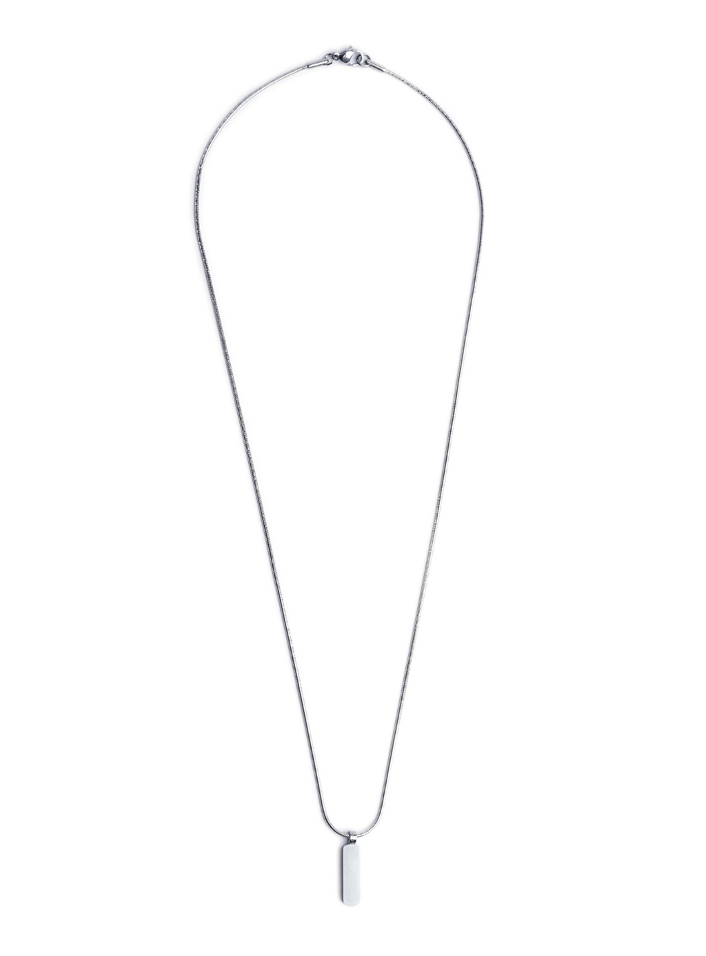 Ciondolo a barra elegante con catena