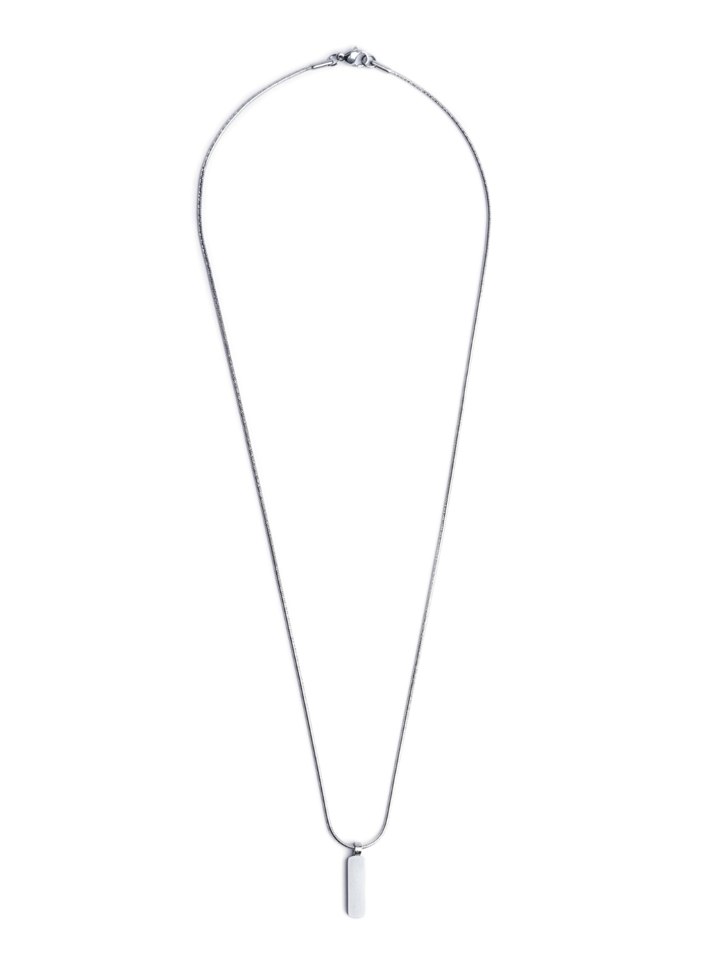 Ciondolo a barra elegante con catena