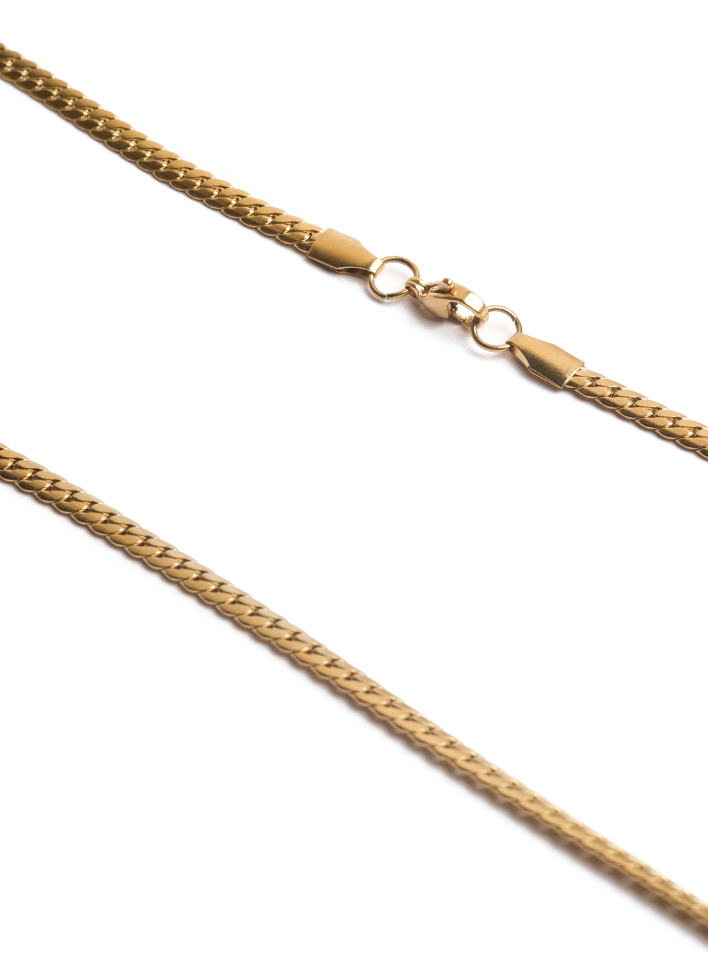 Catena a maglie piatte (dorata)