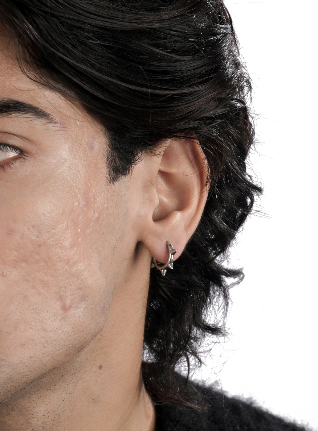 Orecchino punk gotico - Forato