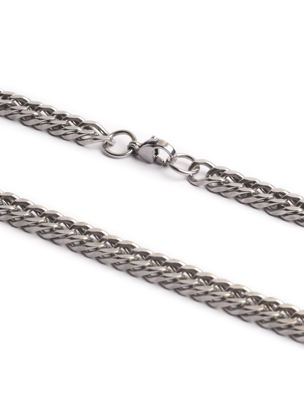 Catena a maglie cubane in argento