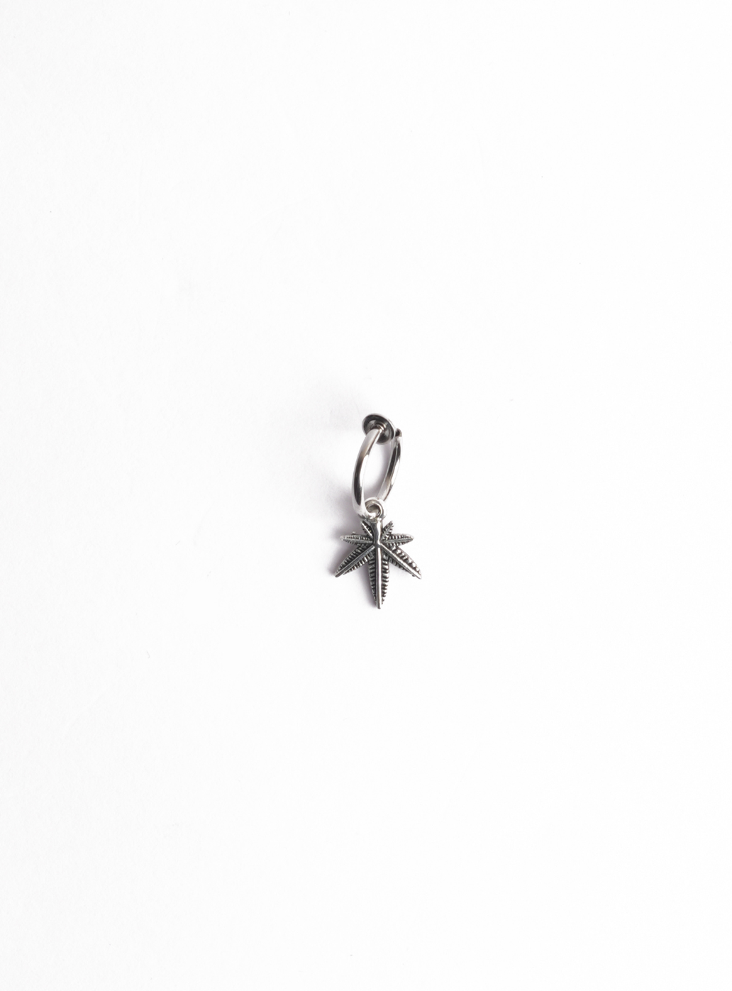 Cerchio di cannabis (argento sterling)