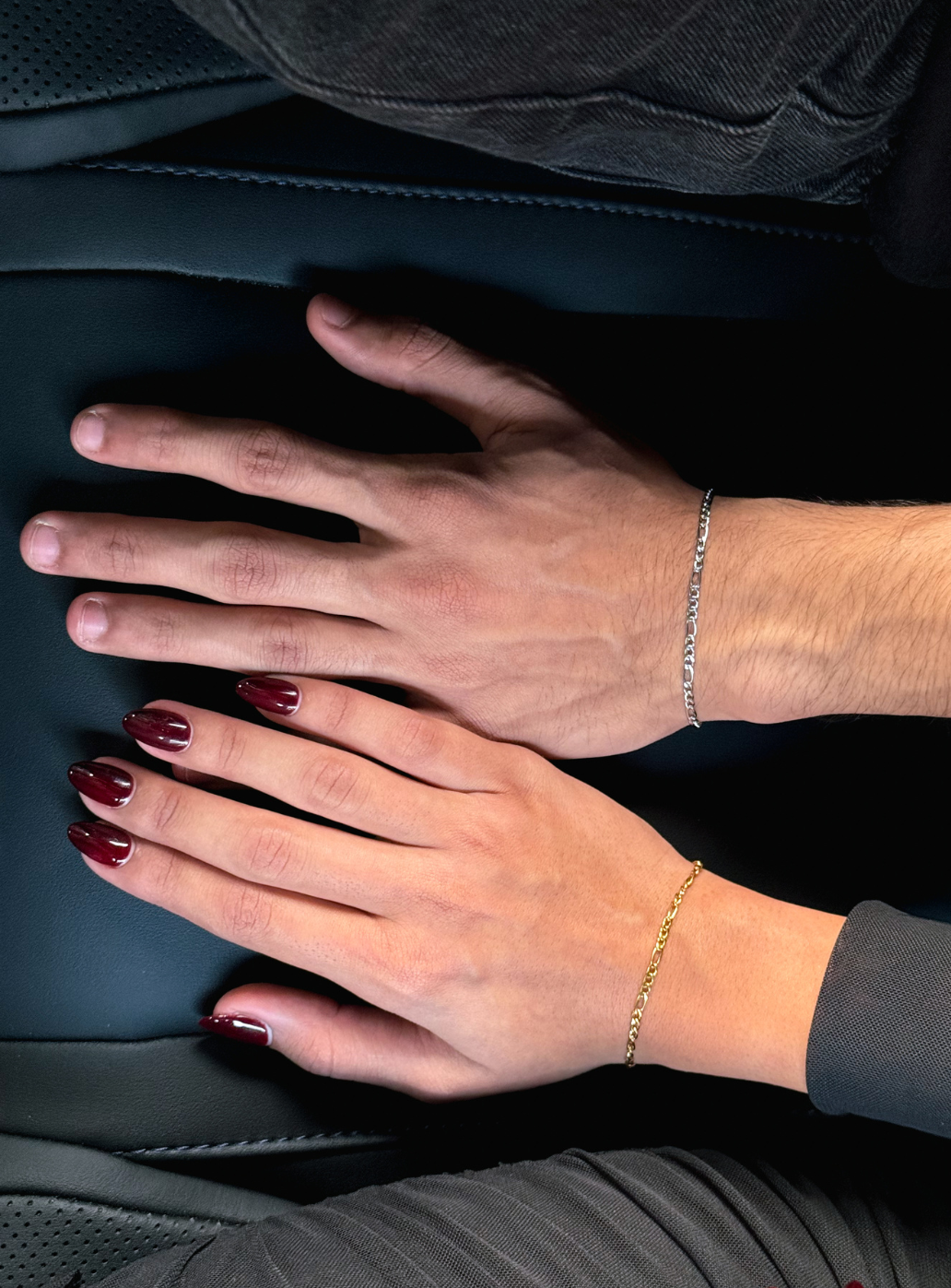 Braccialetto a maglie combinato