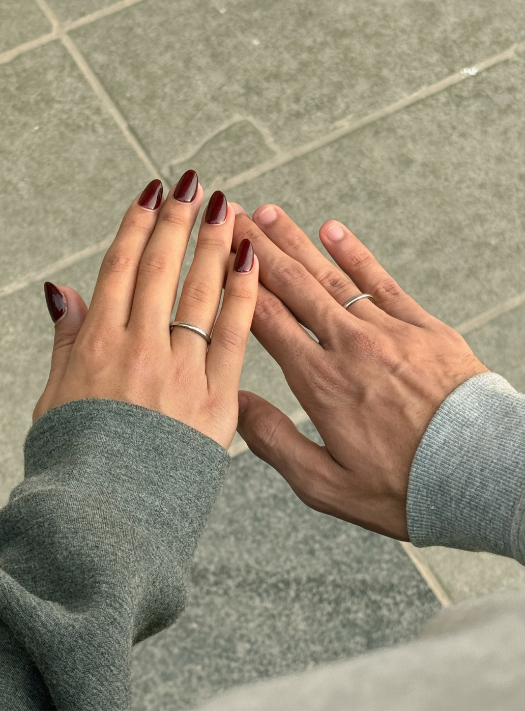 Anelli di promessa in argento da 2 mm