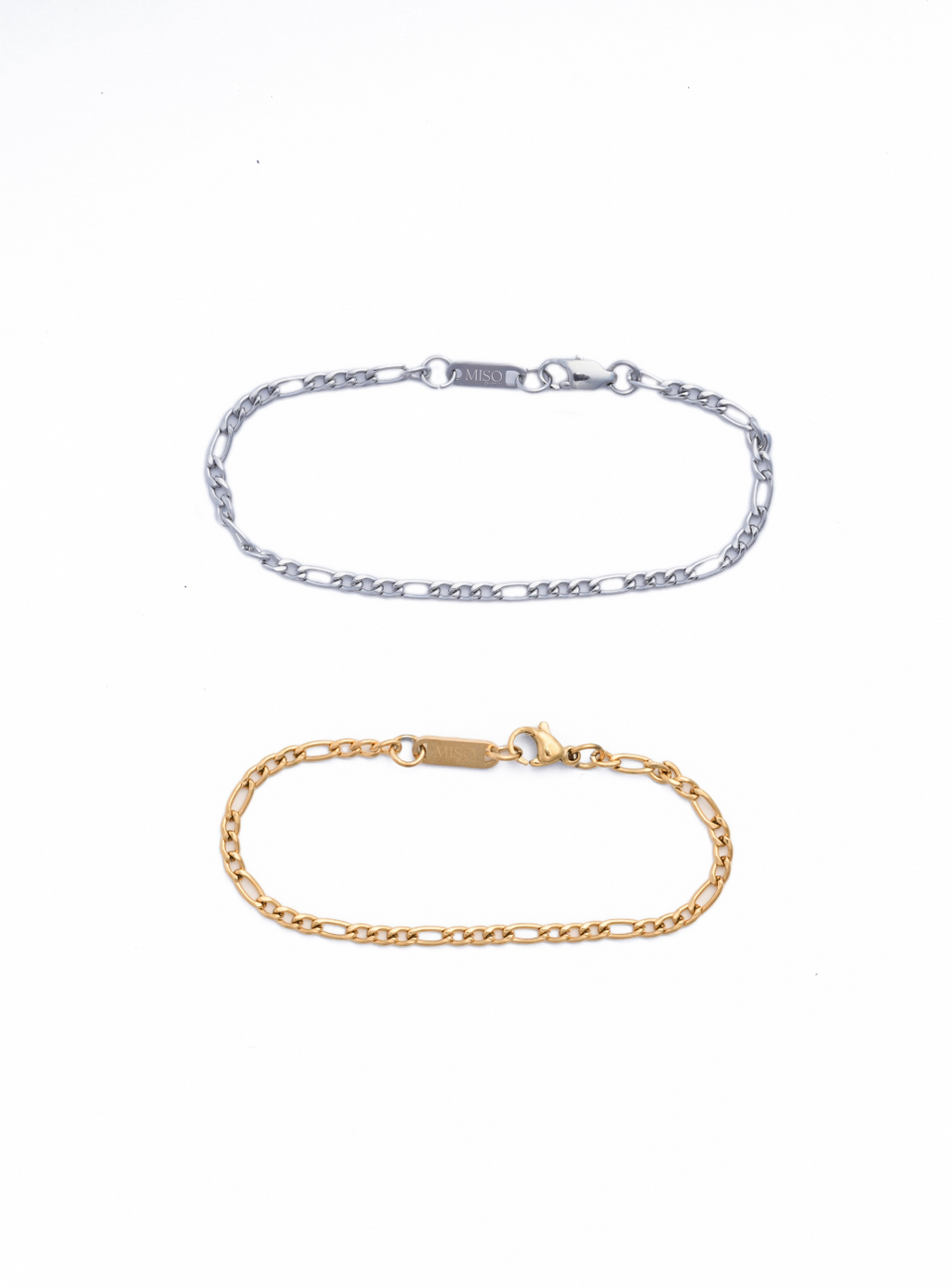 Braccialetto a maglie combinato