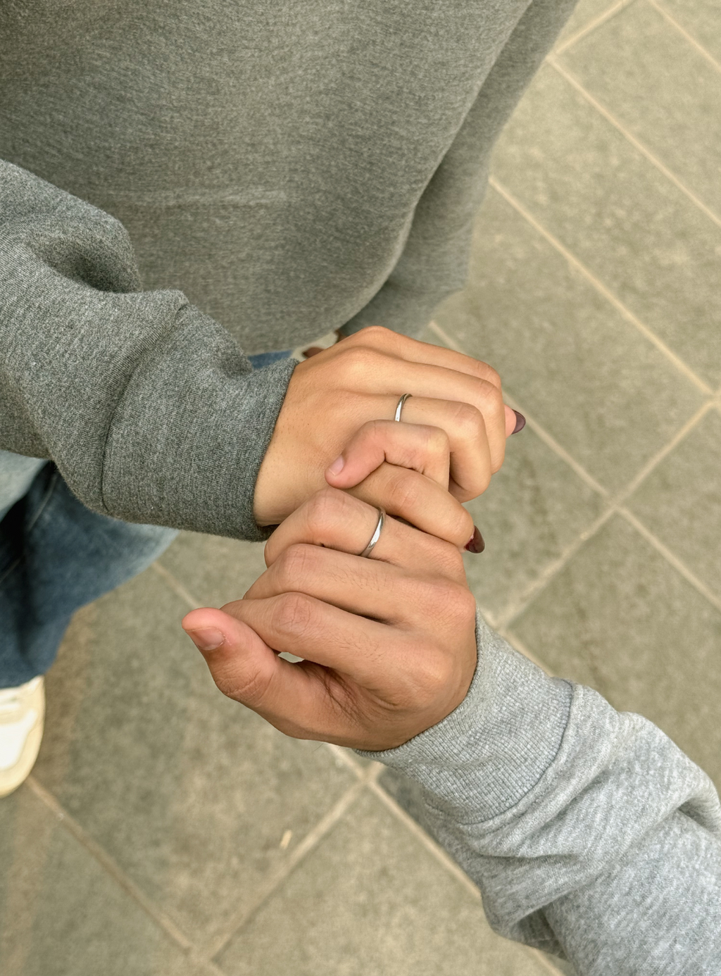 Anelli di promessa in argento da 2 mm