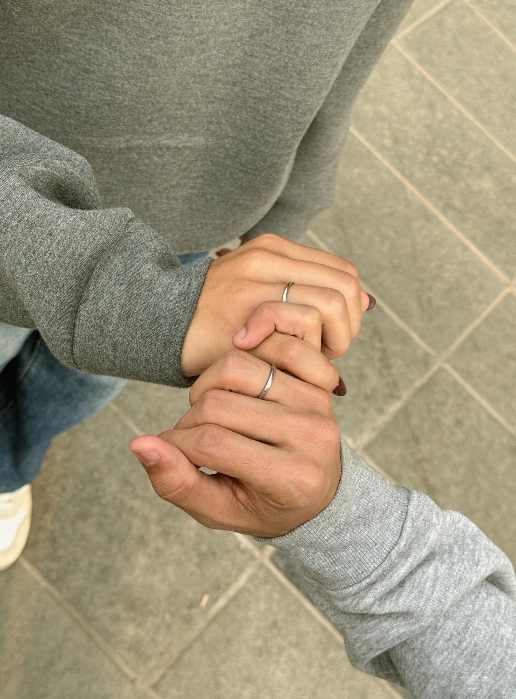 Anelli di promessa in argento da 2 mm