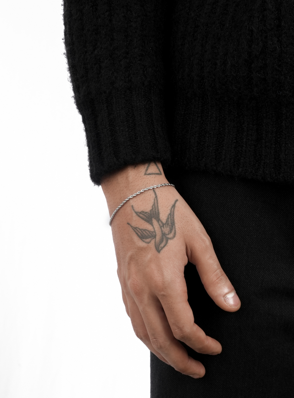 Bracciale Micro Rope (Argento)