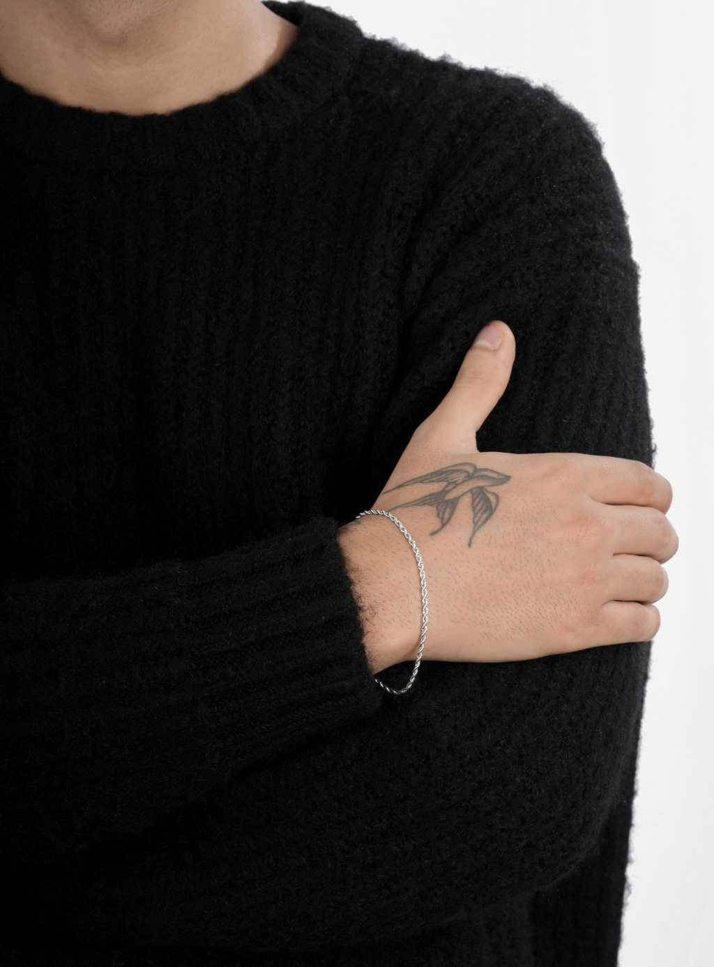 Bracciale Micro Rope (Argento)