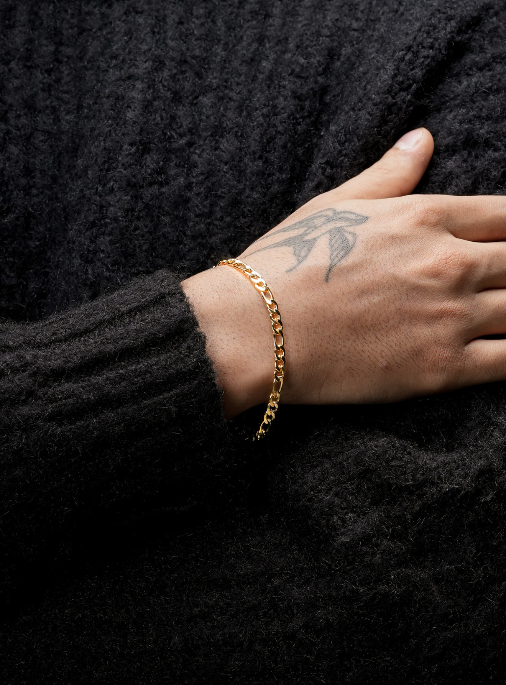 Bracciale Figaro (dorato)