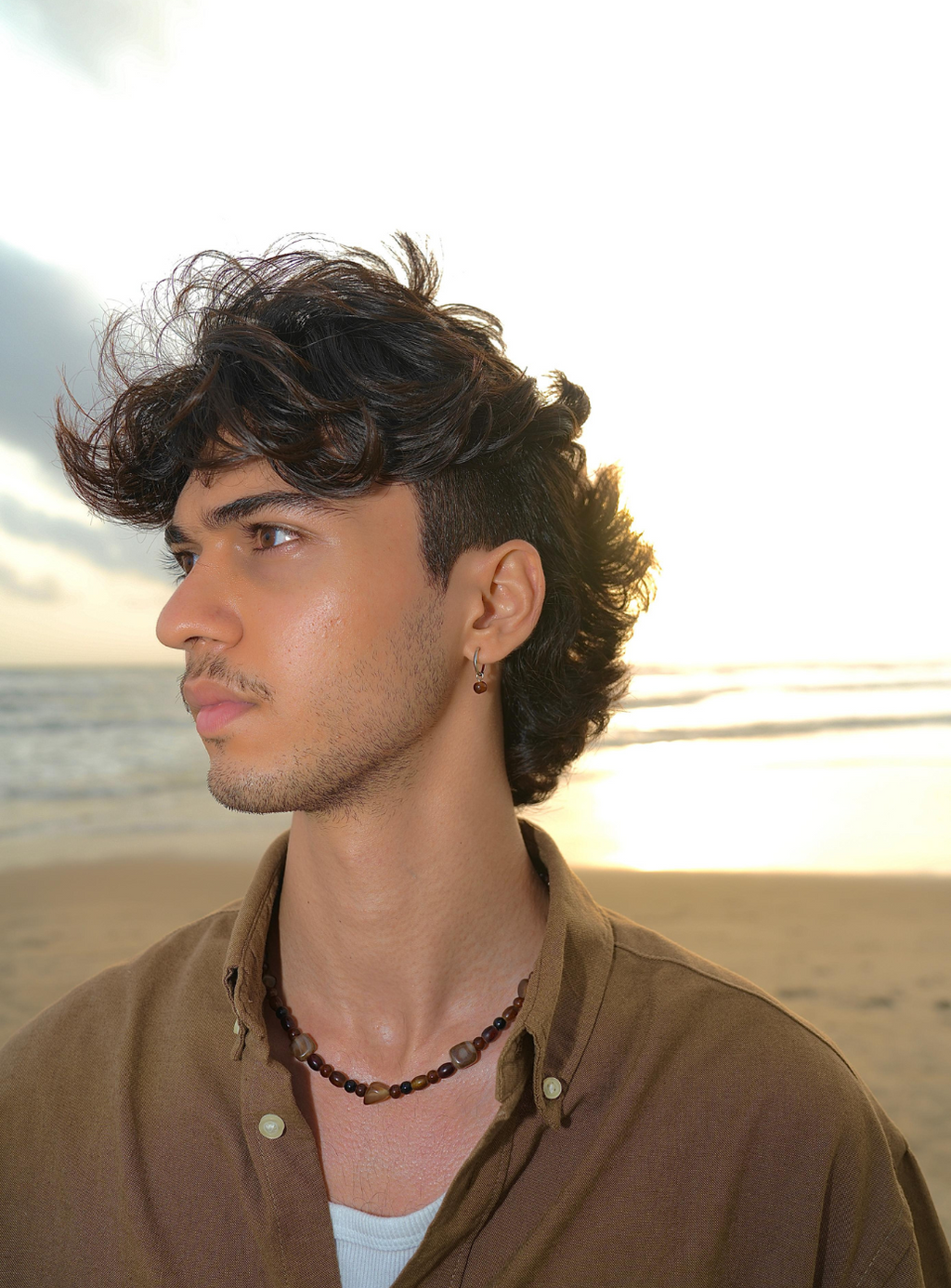 Collana marrone spiaggia