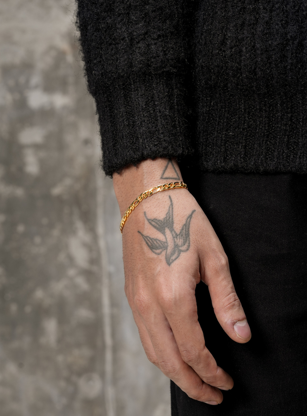 Bracciale Figaro (dorato)