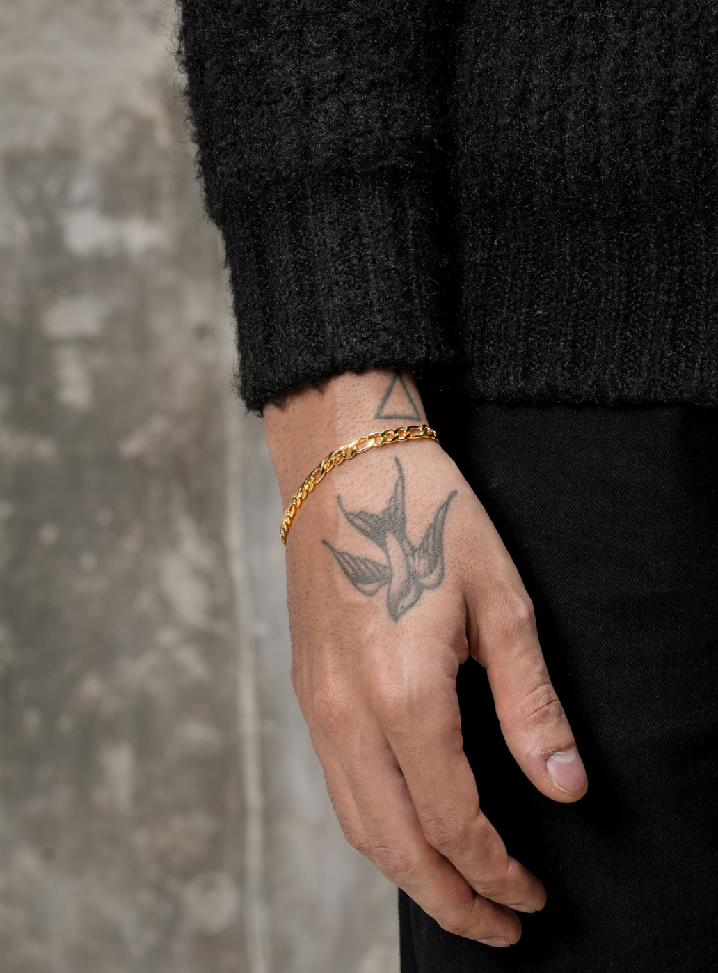 Bracciale Figaro (dorato)