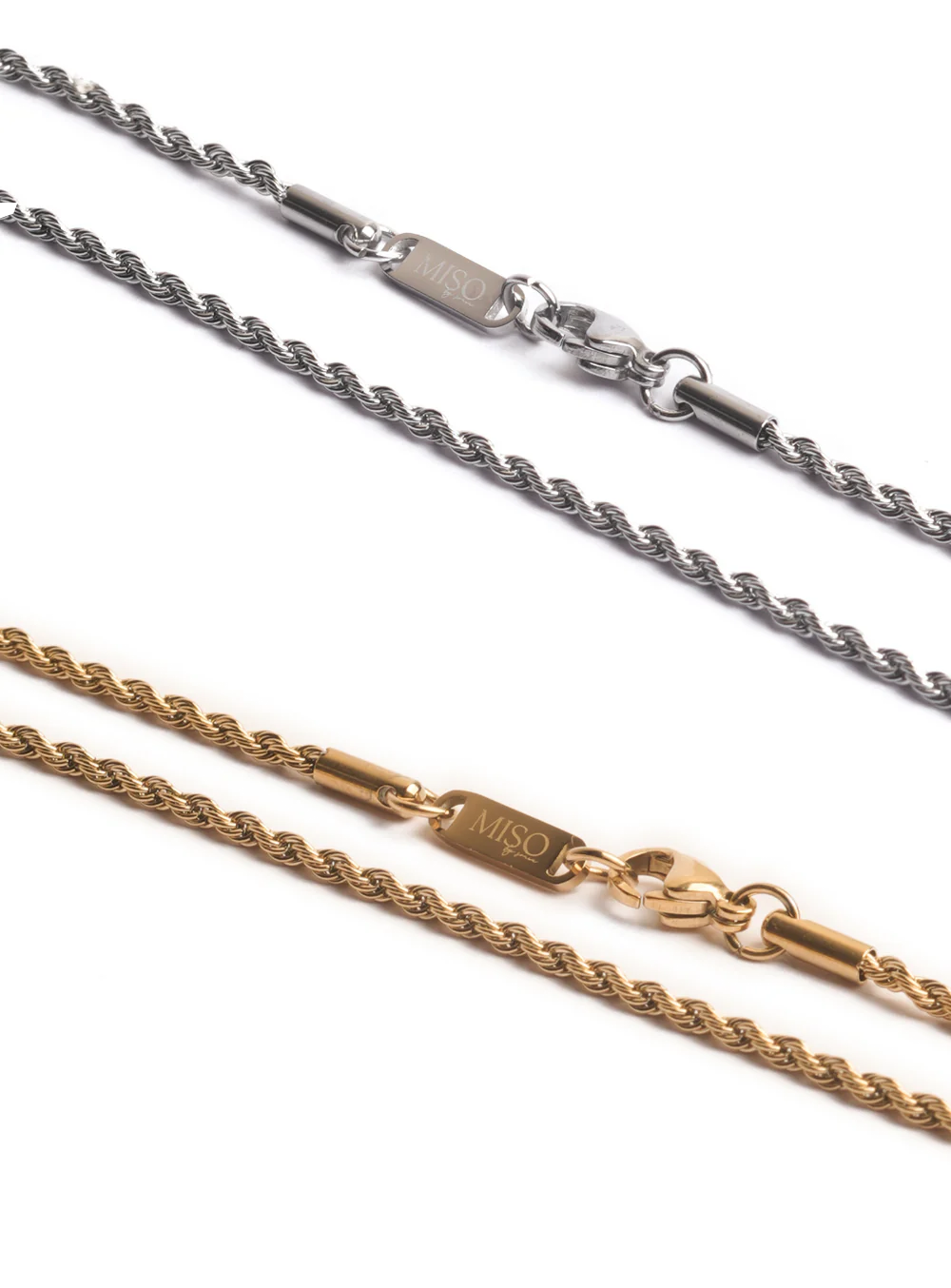 Braccialetto in corda combinato